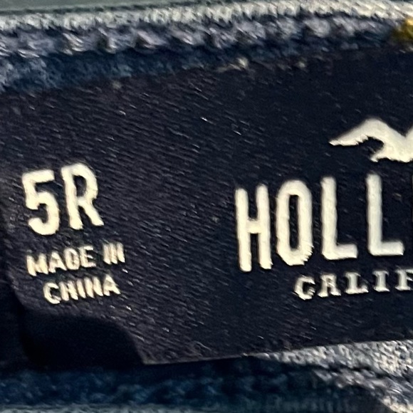 Hollister High Rise Ripped Skinny Jeans Medium Wash 5R - Picture 4 of 4